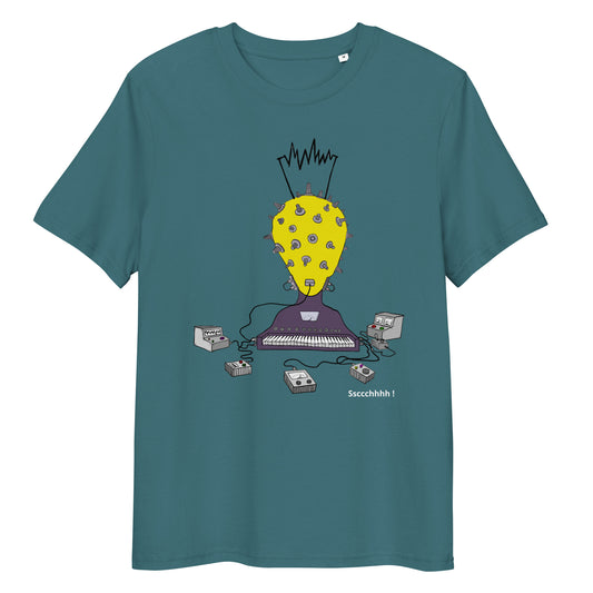 Original design t-shirt, wearable art, original drawing, creative hoover, contemporary clothing, fantasy, art, design t-shirt, music, sound sculpture

