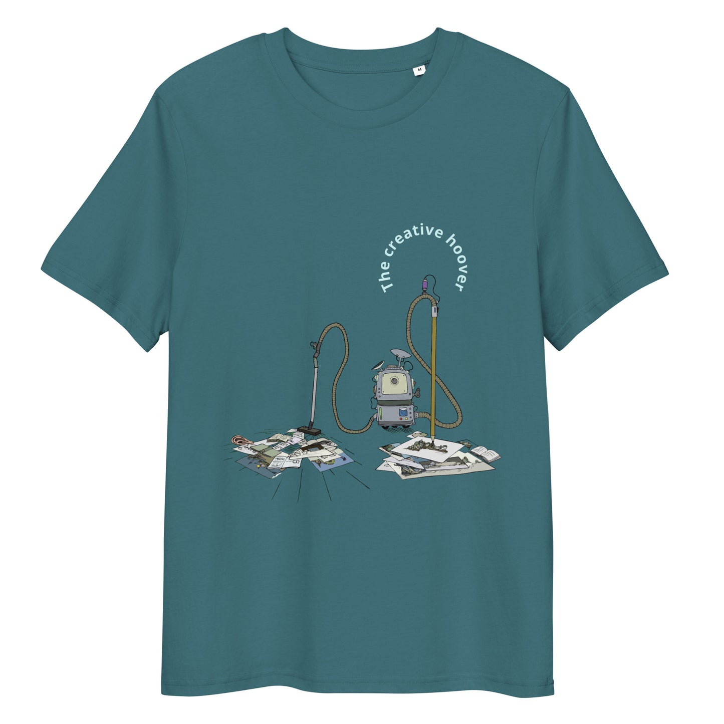 t-shirt, wearable art, original drawing, creative hoover, contemporary clothing