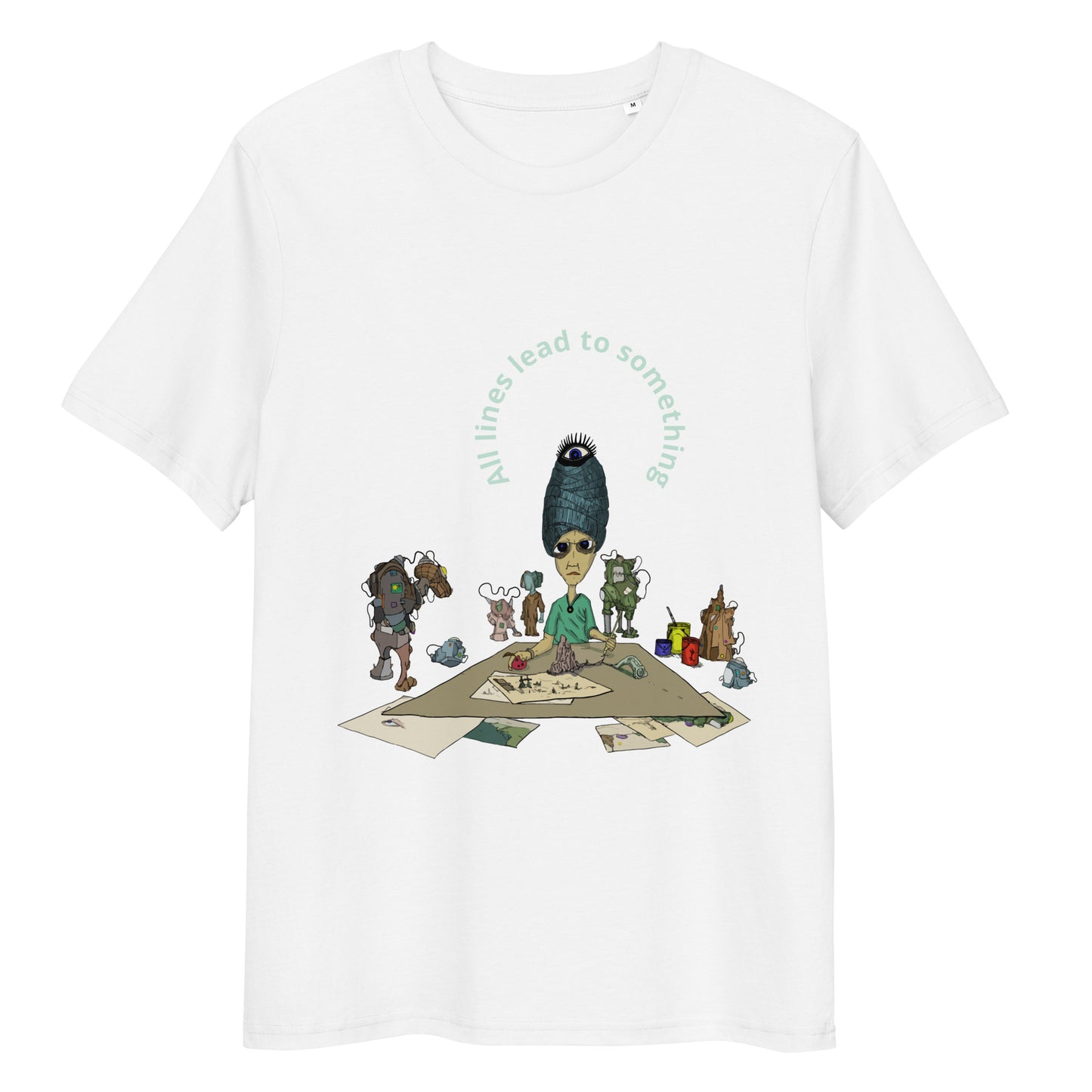 t-shirt, wearable art, original drawing, creative hoover, contemporary clothing, fantasy, cartoon art, Kids t-shirt
