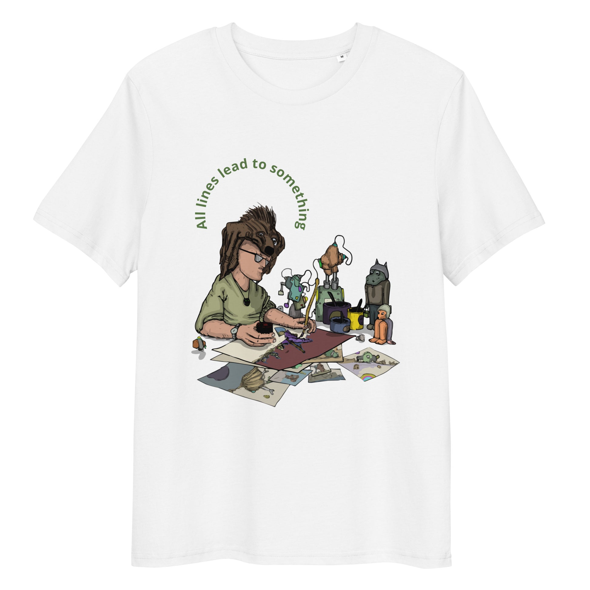 Original design t-shirt, wearable art, original drawing, creative hoover, contemporary clothing, fantasy, art